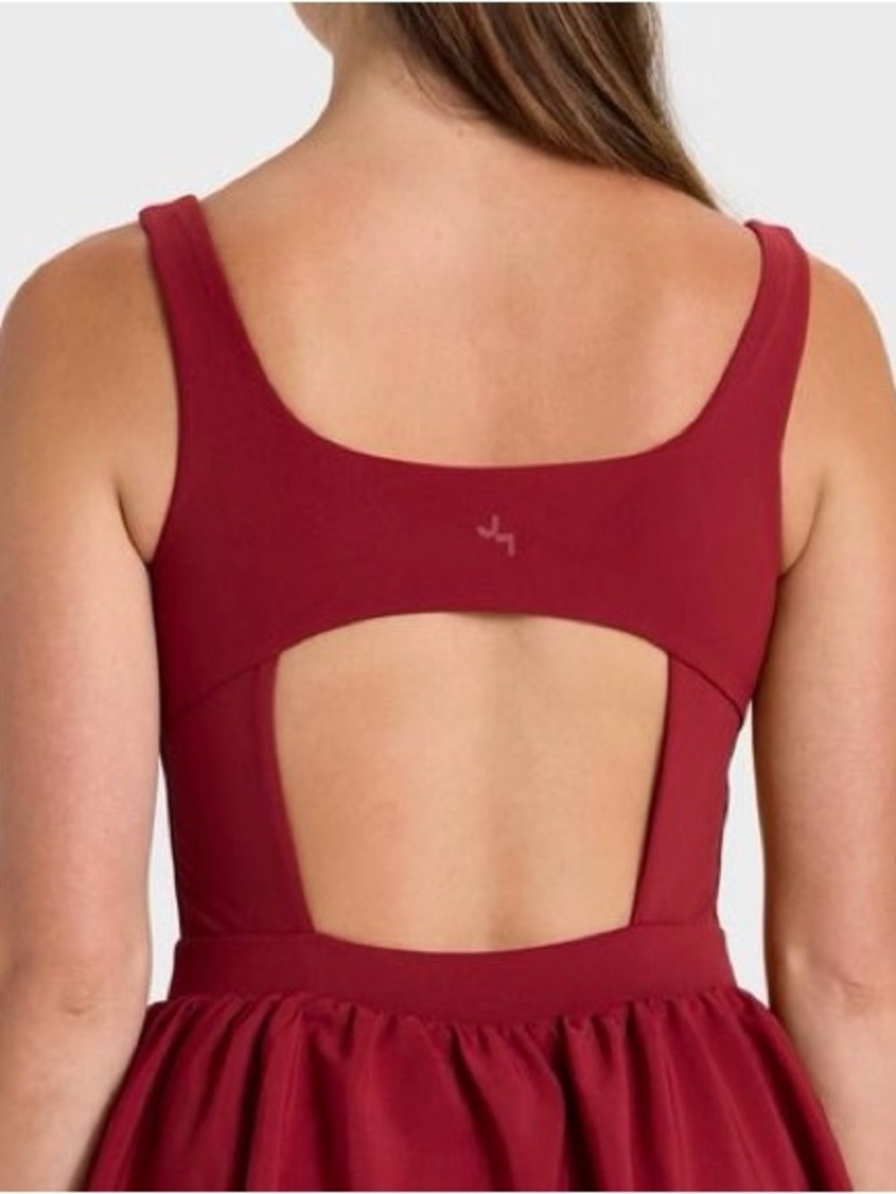 JoyLab Game Day Dress with Built-In Shorts - Maroon - Picture 11 of 11